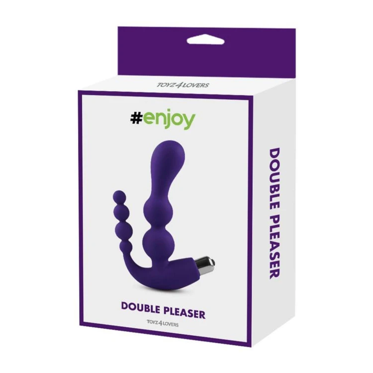 masażer Fallo anale vibrante di design con doppia stimolazione