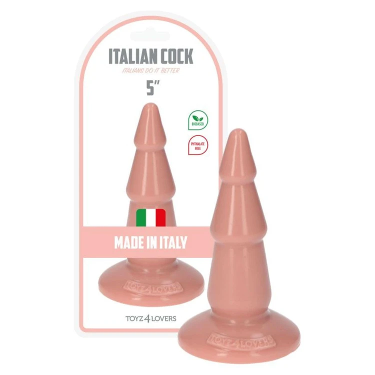 korek analny Italian cock 5'' Flesh
