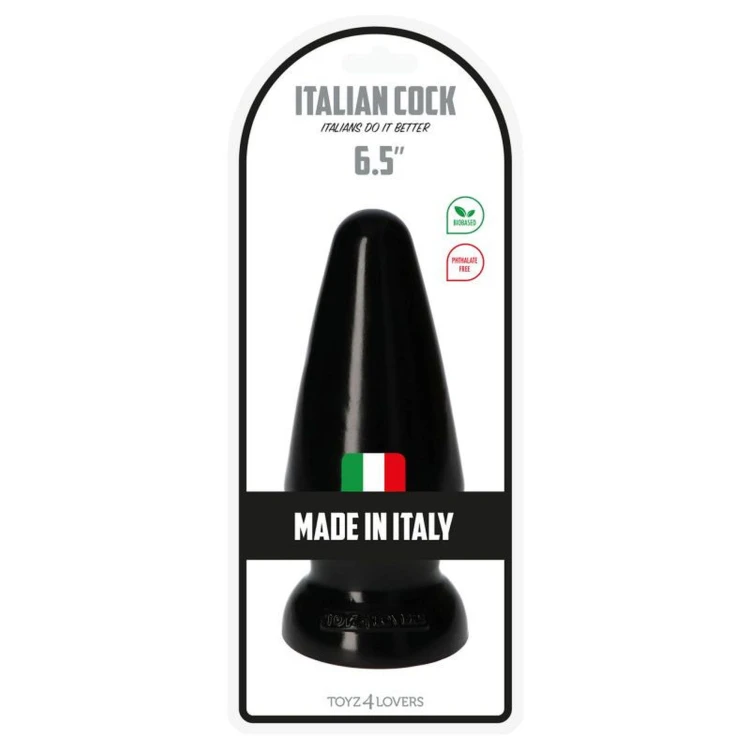 korek analny Italian Cock 6.5""Black