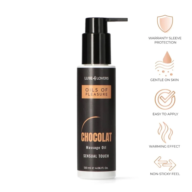 olejek do masażu o zapachu czekolady  Olio da Massaggio Pleasure Cioccolato 120 ml