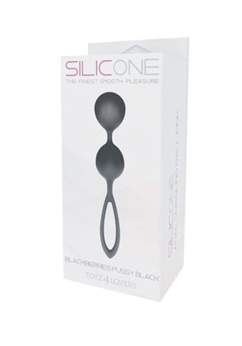 kulki PALLINE BLACKBERRIES PUSSY SILICONE BLACK