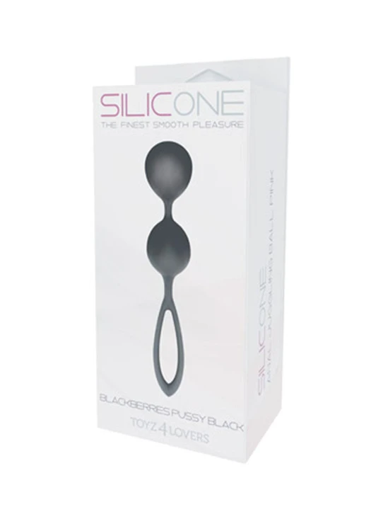kulki PALLINE BLACKBERRIES PUSSY SILICONE BLACK