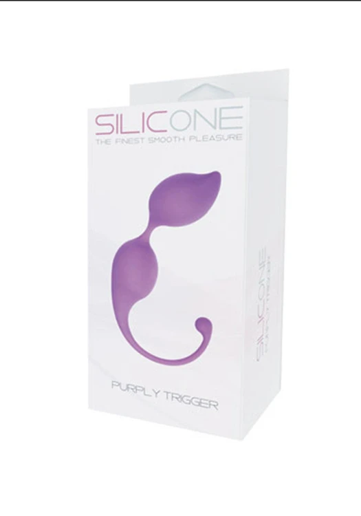 kulki PALLINE TRIGGER SILICONE PURPLY