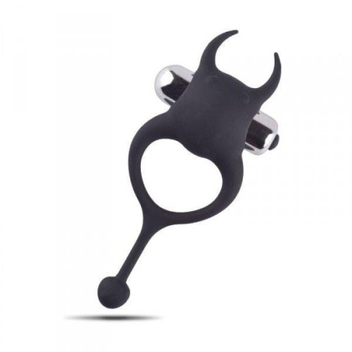 pierścień erekcyjny wibrujący Anello fallico vibrante devil cock ring