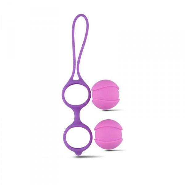 kulki Palline Vaginali Bi-Balls Double Purple