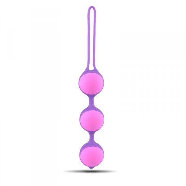 kulki Palline Vaginali Bi-Balls Triple Purple