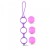 kulki Palline Vaginali Bi-Balls Triple Purple