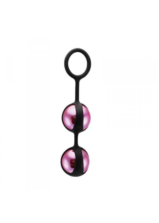 kulki DUO PLEASURE BALLS. WEIGHTED STEEL BALLS INSIDE.