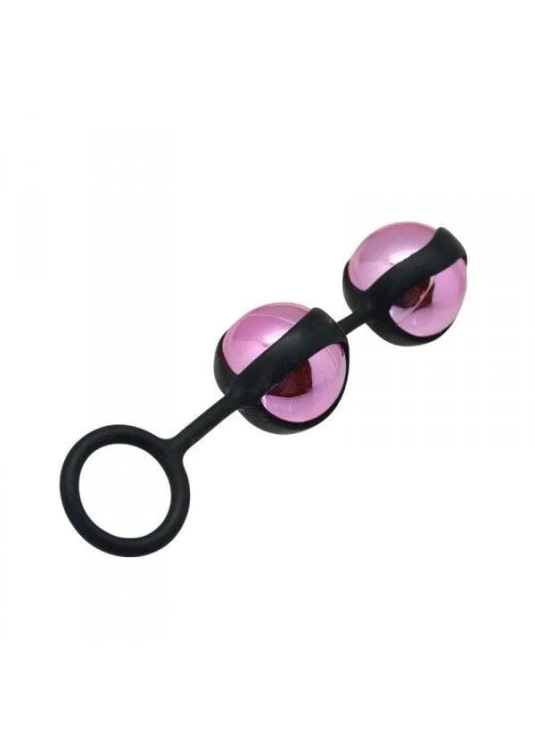 kulki DUO PLEASURE BALLS. WEIGHTED STEEL BALLS INSIDE.