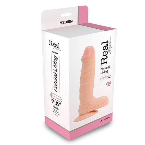 dildo realistyczne REALISTIC VIBRATOR REAL RAPTURE FLESH 7.5"