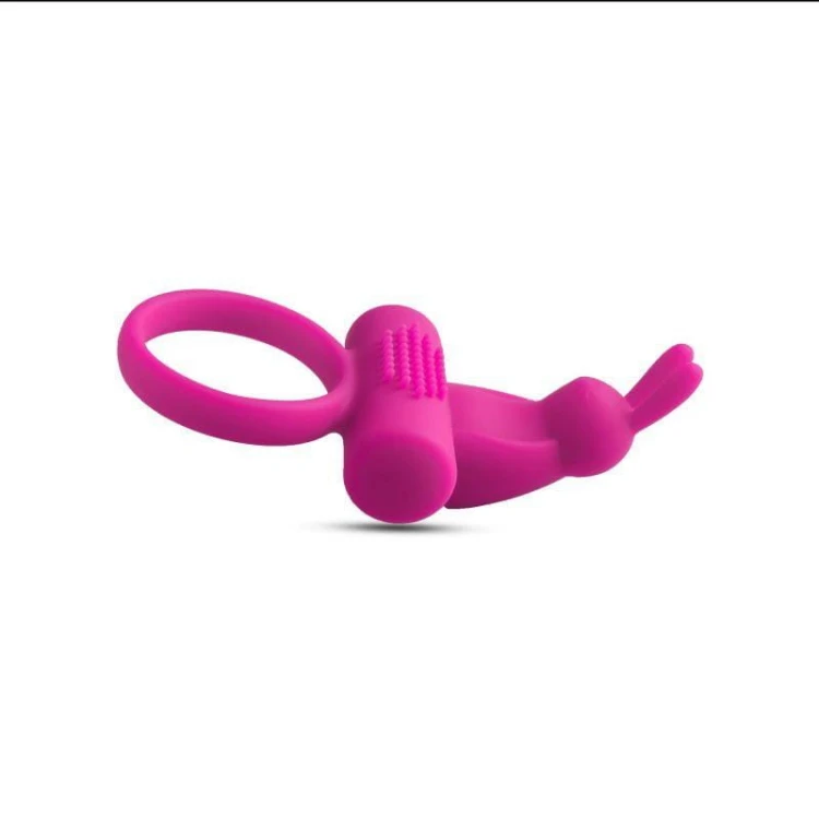 pierścień erekcyjny Anello fallico vibrante con rabbit Pink