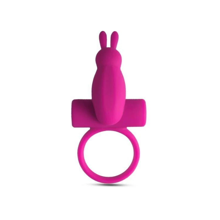 pierścień erekcyjny Anello fallico vibrante con rabbit Pink