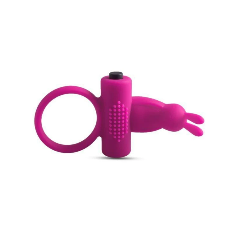 pierścień erekcyjny Anello fallico vibrante con rabbit Pink