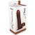dildo REALISTIC VIBRATOR REAL RAPTURE BROWN 9"