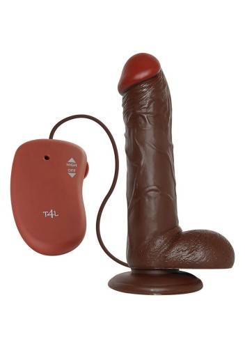 dildo REALISTIC VIBRATOR REAL RAPTURE BROWN 10"