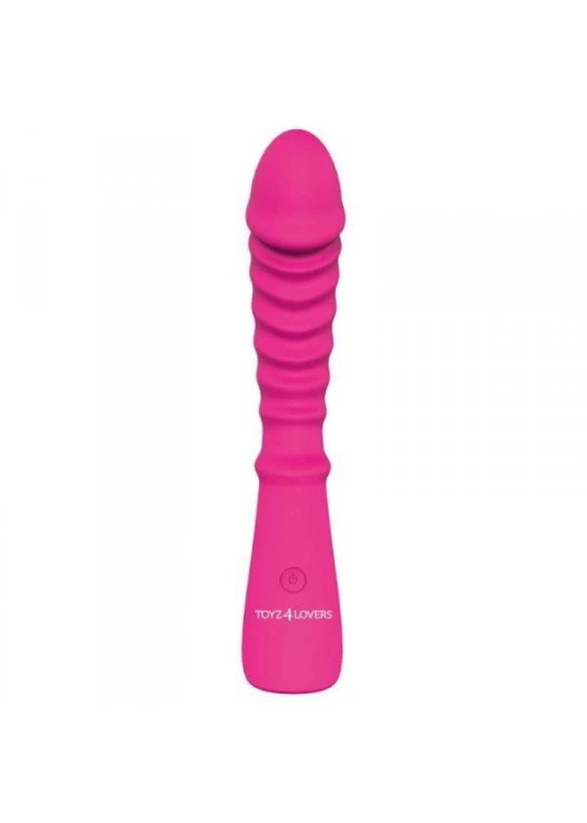 wibrator VIBRATORE DESIGN ELYS - ROUNDISH PLOT REAL WAVE PINK