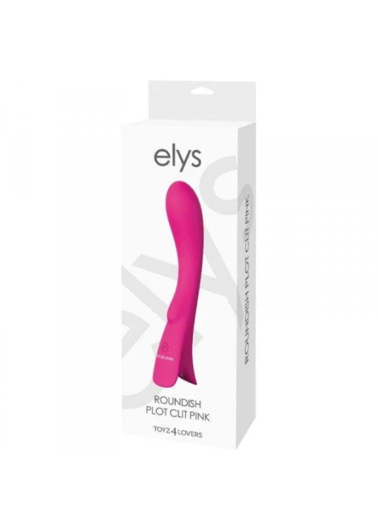 wibrator VIBRATORE DESIGN ELYS - ROUNDISH PLOT CLIT PINK
