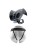 strap-on VIBRATORE STRAP ON CAVO REAL RAPTURE 8 BLACK