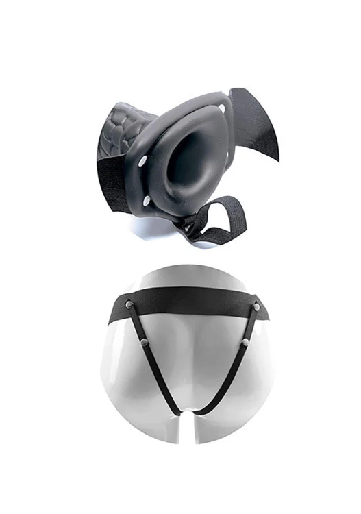 strap-on VIBRATORE STRAP ON CAVO REAL RAPTURE 8 BLACK