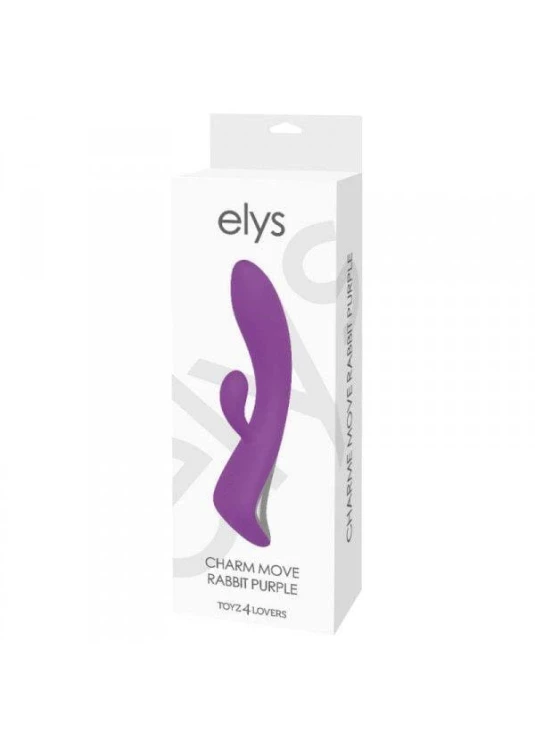 wibrator króliczek VIBRATORE RABBIT ELYS - CHARM MOVE RABBIT PURPLE