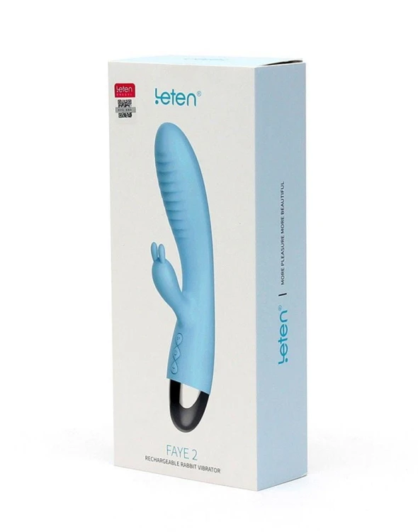 wibrator VIBRATORE RABBIT LETEN FAYE 2 TURQUOISE