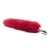 korek analny Plug anale con coda Long Fox Tail rossa