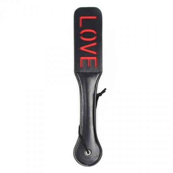 packa Paletta Doppia Double Spank Paddle Love black