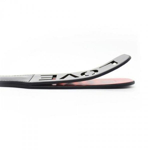 packa Paletta Doppia Double Spank Paddle Love black