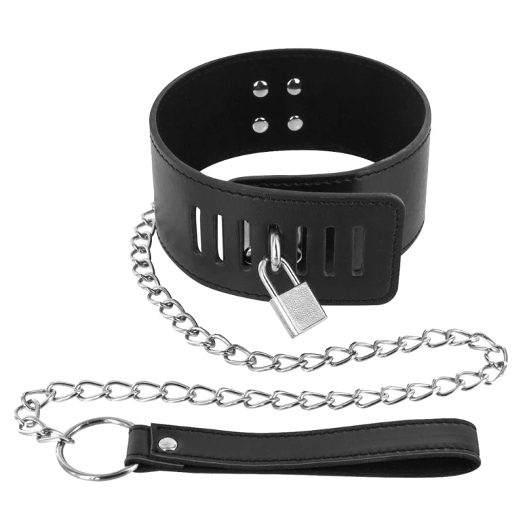Regulowana-obroża-ze-smyczą-i-kłódką-Choker-Padlock-&-Leash.jpg