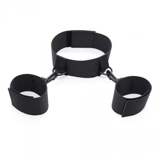 obroża Costrittivo Easy Cuffs Collar Arms Restraint black