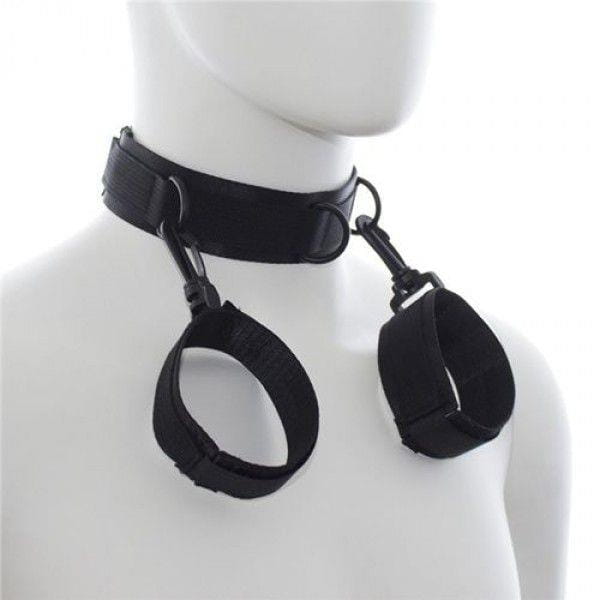 obroża Costrittivo Easy Cuffs Collar Arms Restraint black