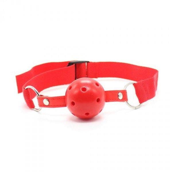 knebel Easy Breathable Ball Gag (rosso)