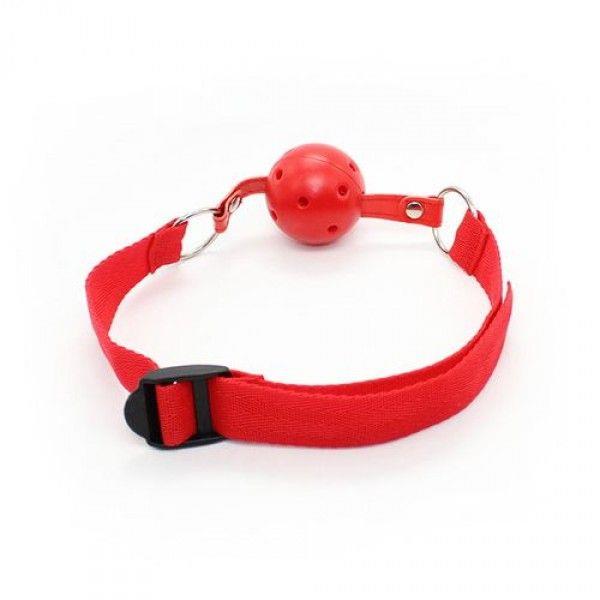 knebel Easy Breathable Ball Gag (rosso)