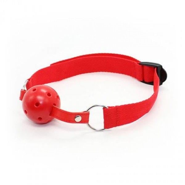 knebel Easy Breathable Ball Gag (rosso)