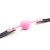 knebel Ball Gag + Block (rosa)