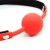 knebel Ball Gag + Block (rosso)