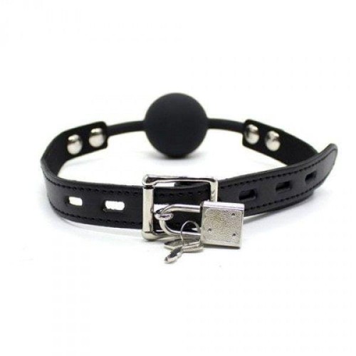 knebel Ball Gag + Block (nero)