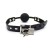 knebel Ball Gag + Block (nero)