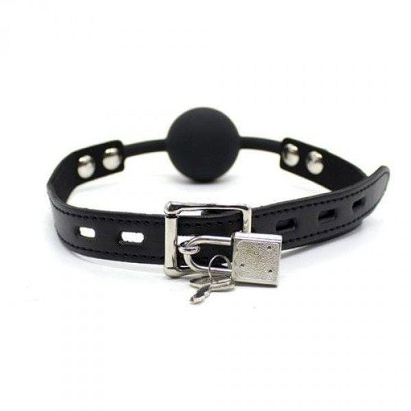 knebel Ball Gag + Block (nero)
