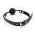 knebel Ball Gag + Block (nero)