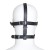 knebel Imbracatura per viso con Maschera per occhi e morso Total Head Harness Restraint black