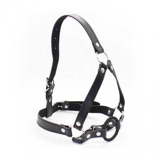 knebel Imbracatura per testa con anello Head Harness+Ring Gag