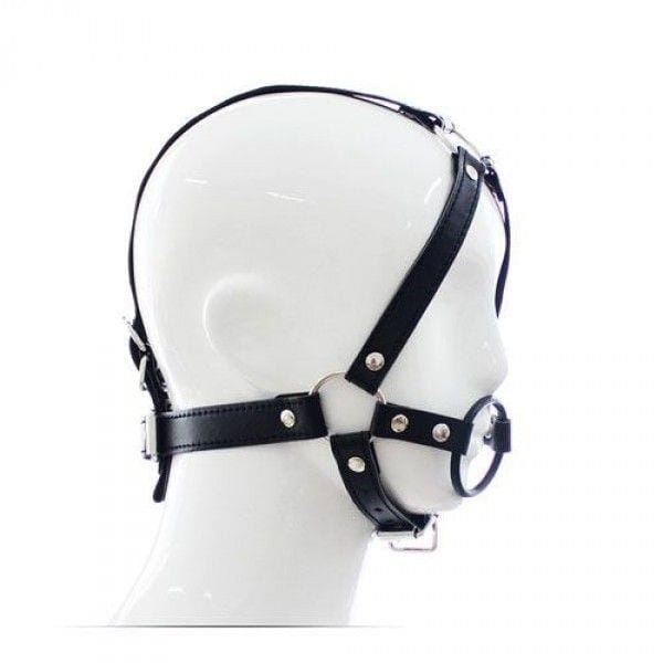 knebel Imbracatura per testa con anello Head Harness+Ring Gag