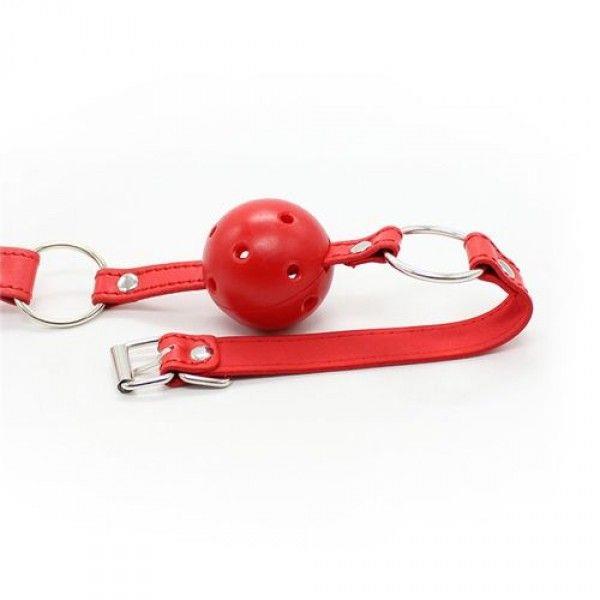 knebel Breathable Ball Gag (rosso)