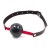 knebel Breathable Ball Gag Stretch (nero)