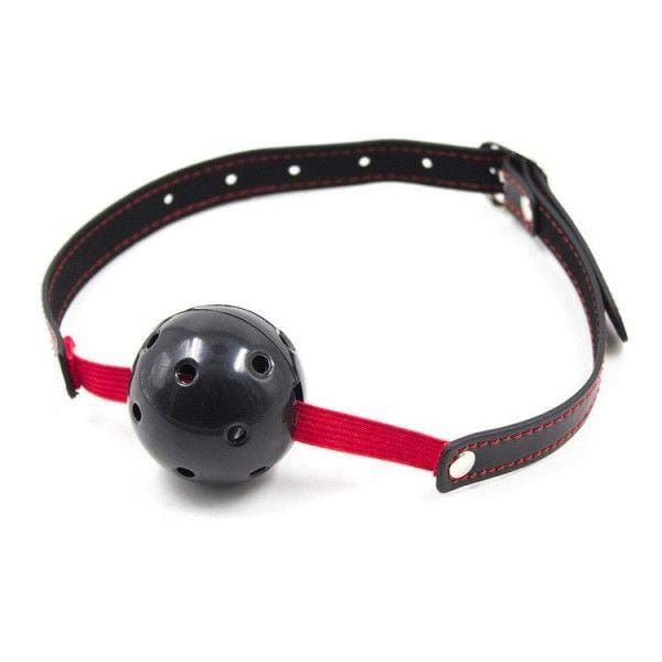 knebel Breathable Ball Gag Stretch (nero)