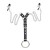 łańcuszek Penitence Man Nipples Clamps BLACK