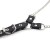 łańcuszek Penitence Man Nipples Clamps BLACK