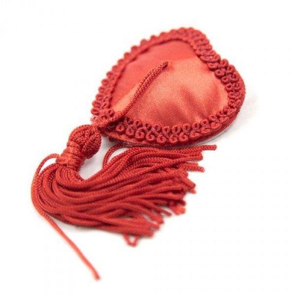 nasutniki Heart Nipples Tassels RED