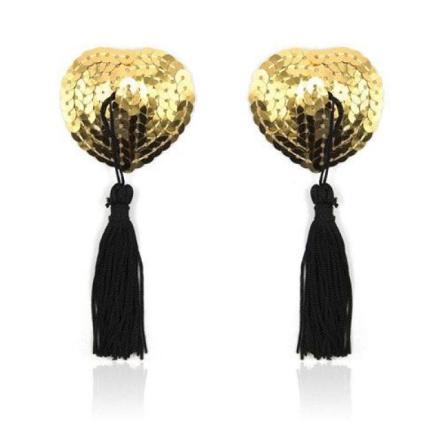 nasutniki Heart shine nipples tassels (oro)